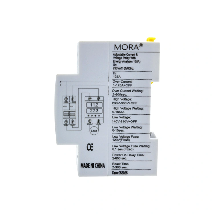 2P Digital Voltage Protector Type C with Triple Display